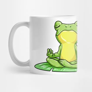 Cool frog is doing Yoga Mug